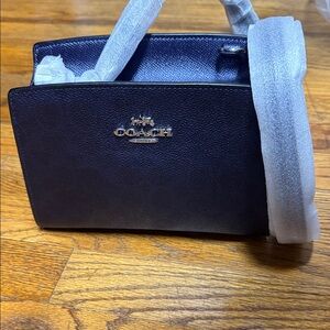 Coach Black Leather Shoulder Bag